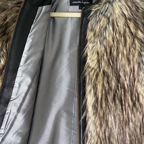 Nanette Lepore “Vagabond” faux fur Jacket - Picture 2 of 5